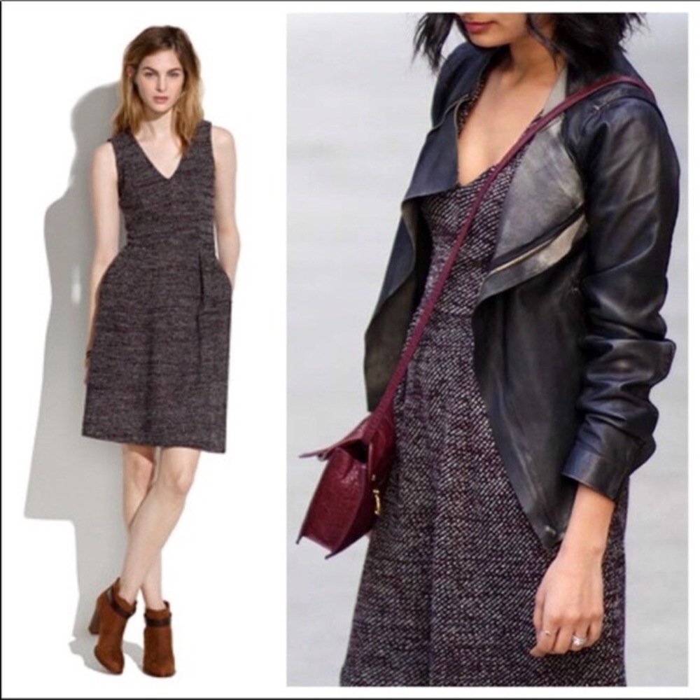 Madewell Tweed Terrace Dress